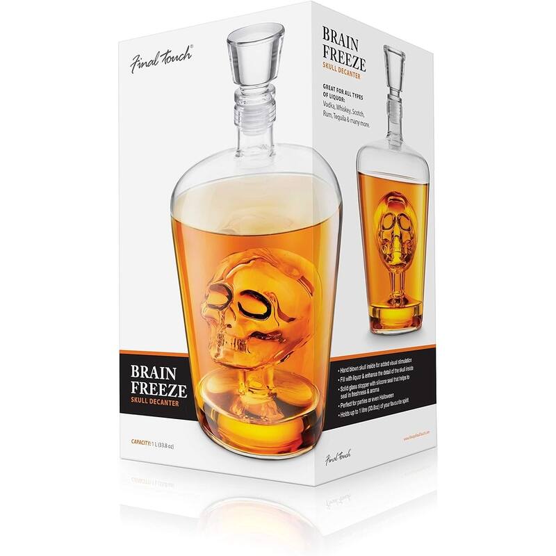 Final Touch Glass Brain Freeze Decanter - 33.8 oz