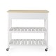preview thumbnail 22 of 20, Neffs Indoor Kitchen Cart with Wheels by Christopher Knight Home
