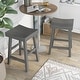 preview thumbnail 11 of 12, Howler Transitional 24-inch Saddle Stool (Set of 2) by Furniture of America