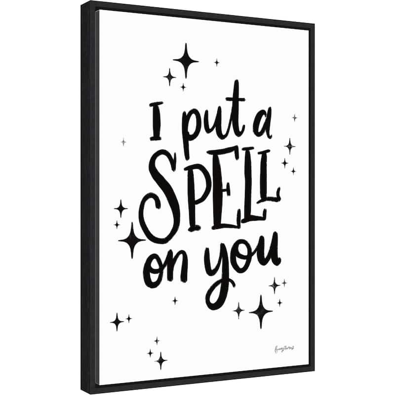 Amanti Art Sophisticated Spooky III - Spell Framed Canvas Wall Art