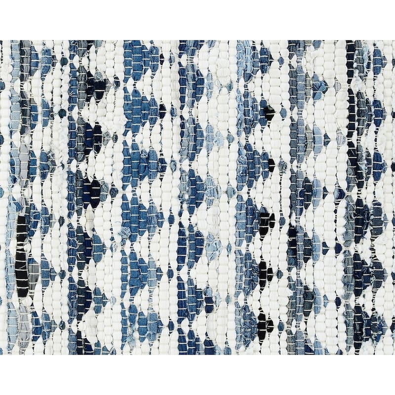 Jessica Simpson Handmade Denim Rectangle Accent Rug