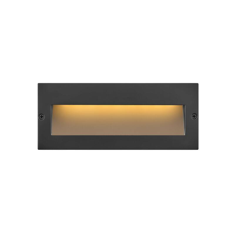 Hinkley Lighting Taper 8" Wide LED Step Light - Satin Black