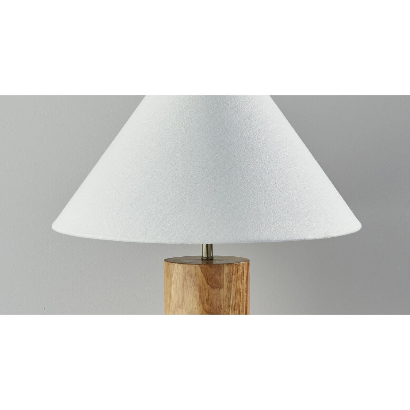 Canopy Natural Wood Block Table Lamp
