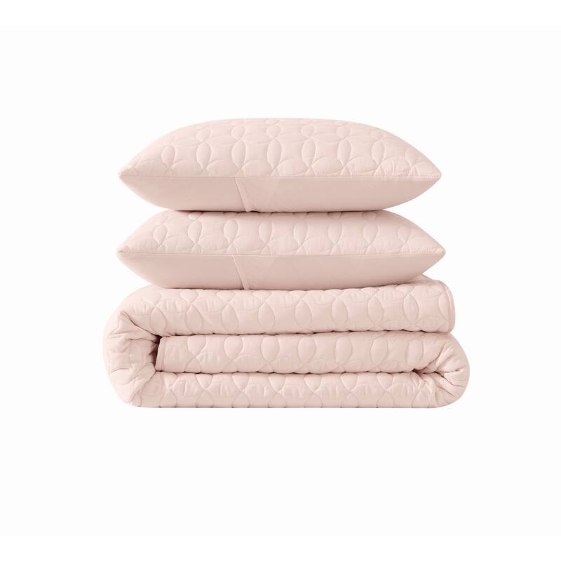 Cannon Geo Circle Solid Quilt Set