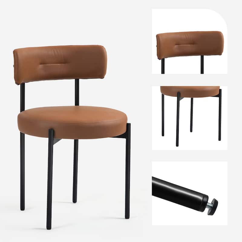 AVAWING Dining Chairs Mid-Century Modern Kitchen Chairs Set of 6