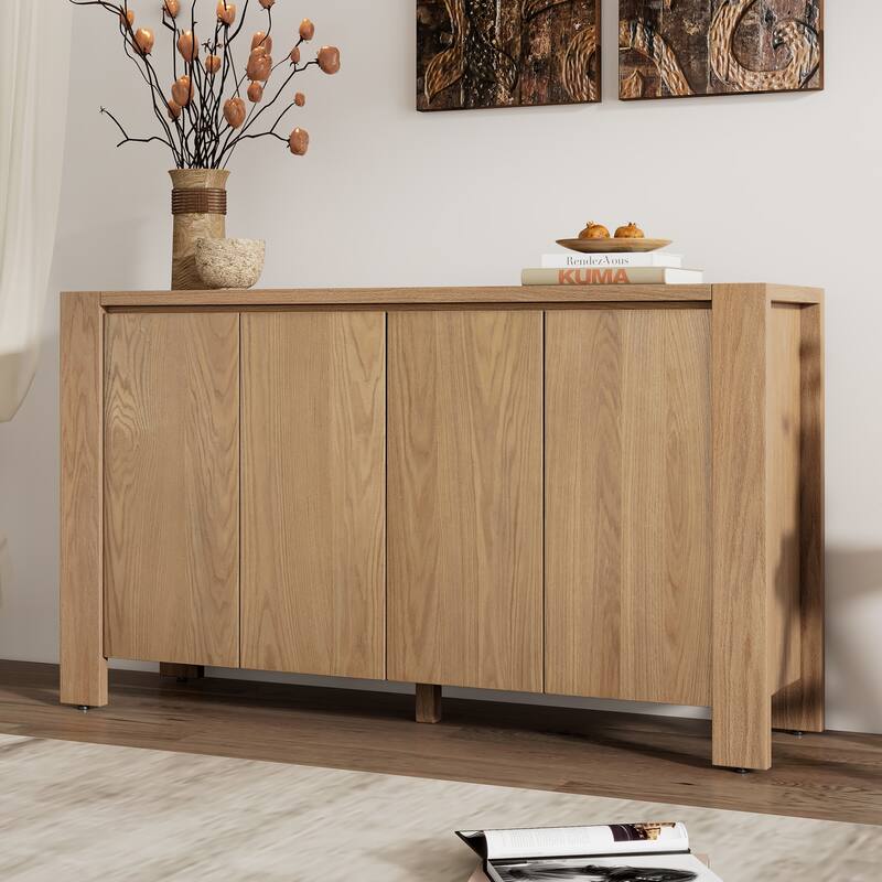 4-door Storage Cabinet Sideboard Buffet Cabinet TV Cabinet Console Table