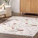 preview thumbnail 8 of 7, Nuloom Kilah Snowmen High-Low Kids Tasseled Area Rug