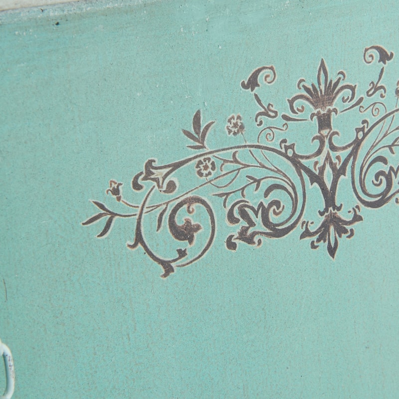 Metal Cookbook Holder, Blue