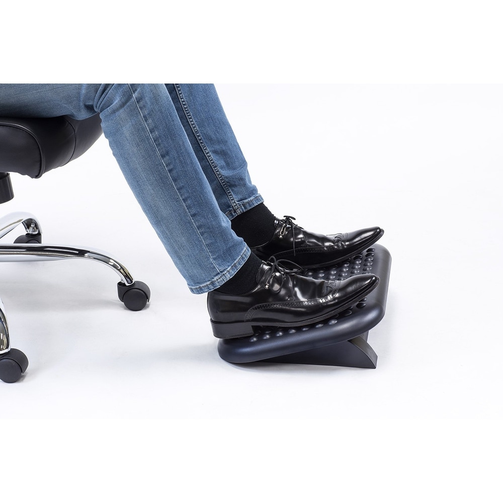 Foot Rest for under Desk at Work-Ergonomic Design Foot Stool for  Fatigue&Pain Re