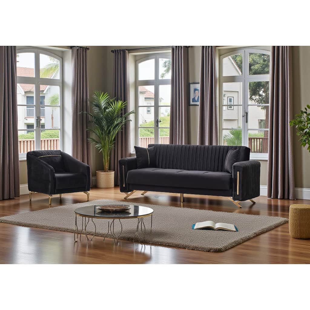 Ulventa 3 Pieces Living Room Sets 1 Sofa 2 Chair