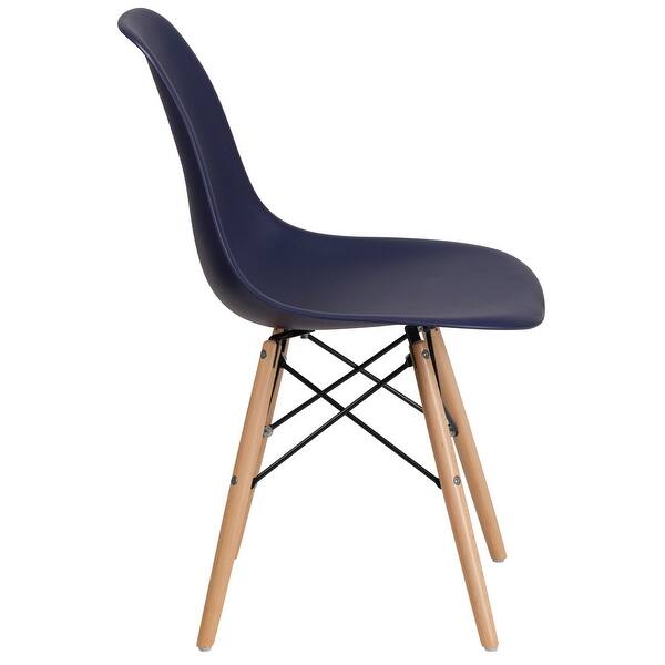 Shop Plastic Chair With Wooden Legs Hospitality Seating Side Chair Overstock 18063040