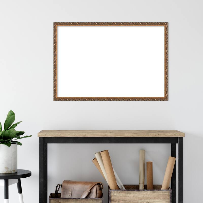 Amanti Art Antique Bronze Framed Dry Erase Magnetic Board