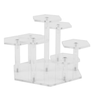 7-Tier Clear Acrylic Display Riser Cupcake Stand - Bed Bath & Beyond ...
