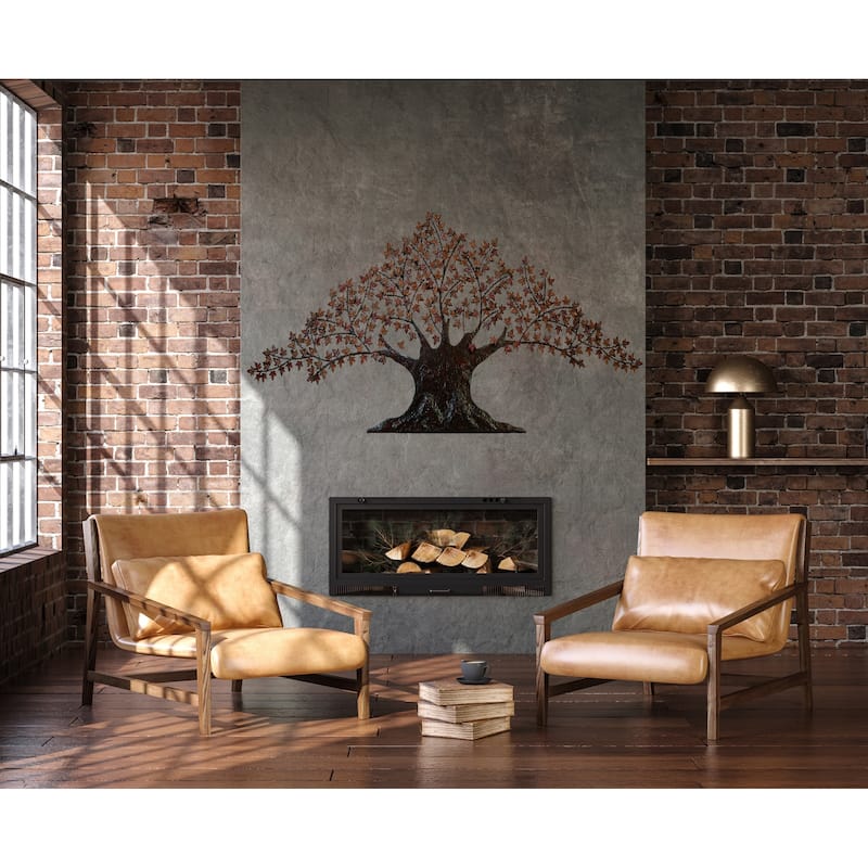 Casa Cortes Handcrafted Tree of Life Large Metal Wall Art Decor