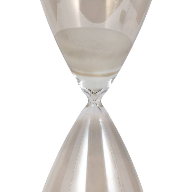 Contemporary Hourglass Sculpture for Home Decor - Stylish Decorative Object