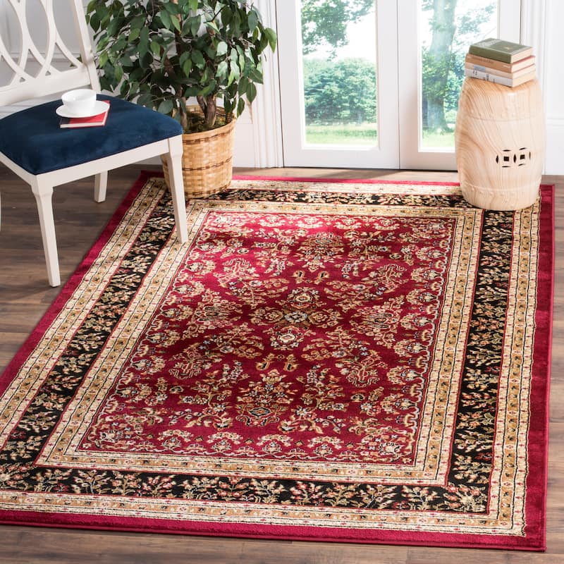 SAFAVIEH Lyndhurst Kuralay Traditional Oriental Rug - 3'3" x 5'3" - Red/Black - Rectangle