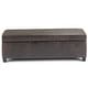 preview thumbnail 78 of 130, WYNDENHALL Franklin 48-in. Wide Contemporary Rectangular Storage Ottoman