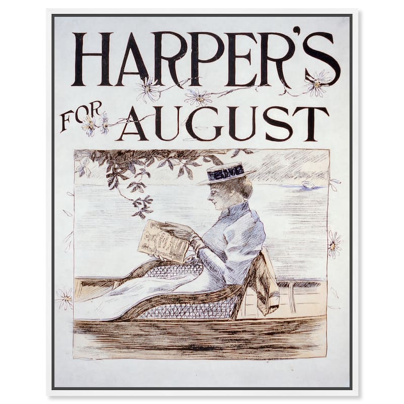 Harpers Penfield August 1892 Canvas by Art Remedy - White - 16" x 20"