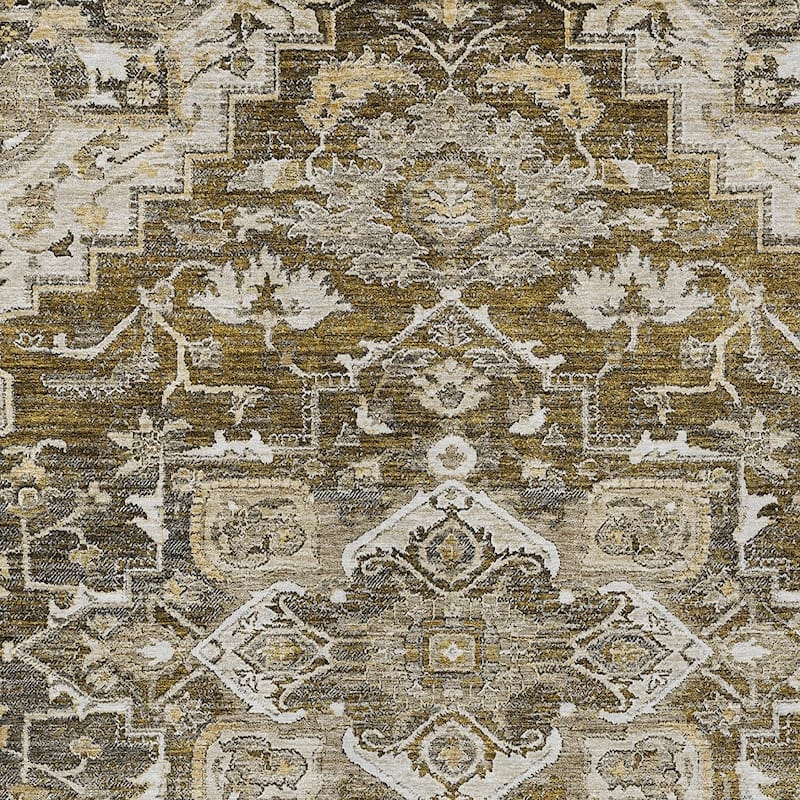 HomeRoots Oriental Traditional Rectangle Outdoor Rug