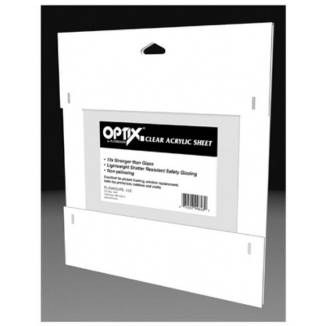 Shop Plaskolite 11g0601a Optix Standard Acrylic Sheet Clear 8 X 10 X 100 Overstock 27647853