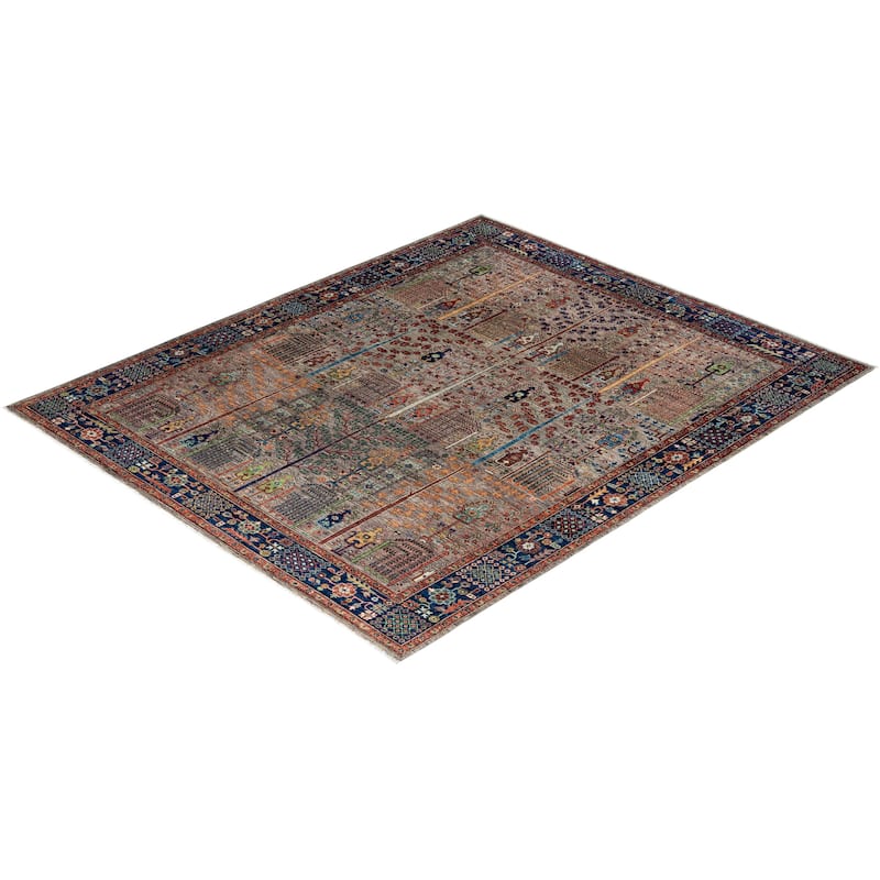 Serapi One-of-a-Kind Hand-Knotted Area Rug - Brown, 8' 2" x 9' 9" - 8' 2" x 9' 9"