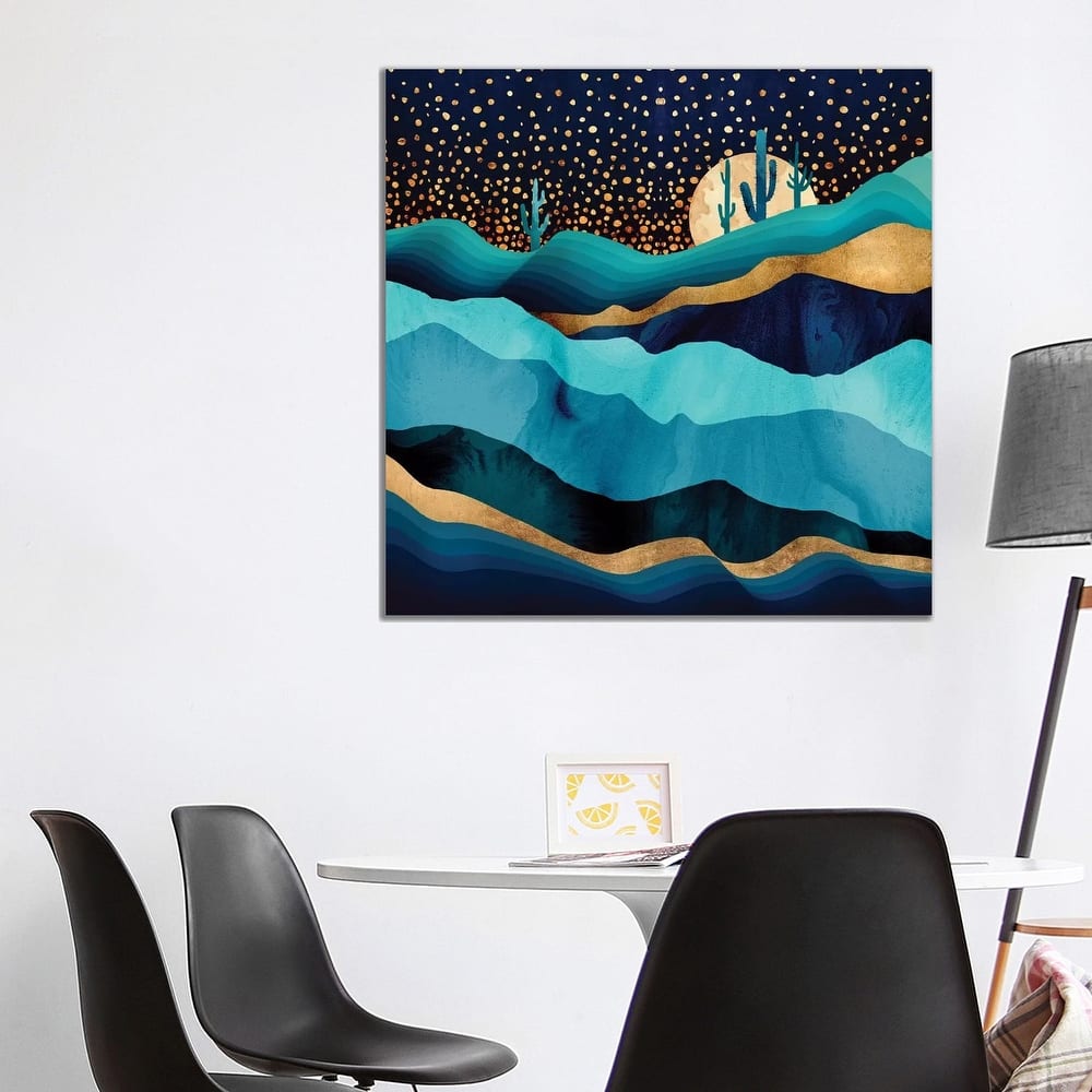 iCanvas "Indigo Desert Night" by SpaceFrog Designs Canvas Print