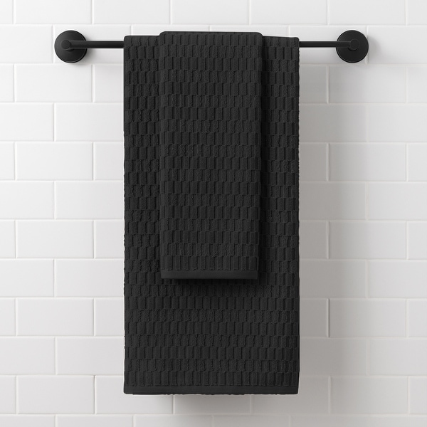 DKNY Metro Tile Quick Dry Bath and Hand Towel 4-piece Set