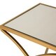 preview thumbnail 19 of 41, Glitzhome Set of 2 Glam Glass Modern Side Table Sofa Table