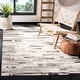 preview thumbnail 4 of 26, SAFAVIEH Studio Modern Leather Patchwork Area Rug 11' x 15' - Grey/Ivory