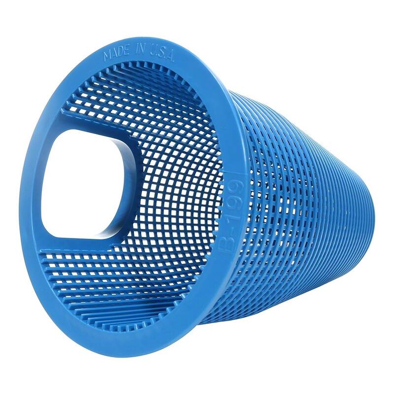 8" Blue Whisperflo Strainer Basket