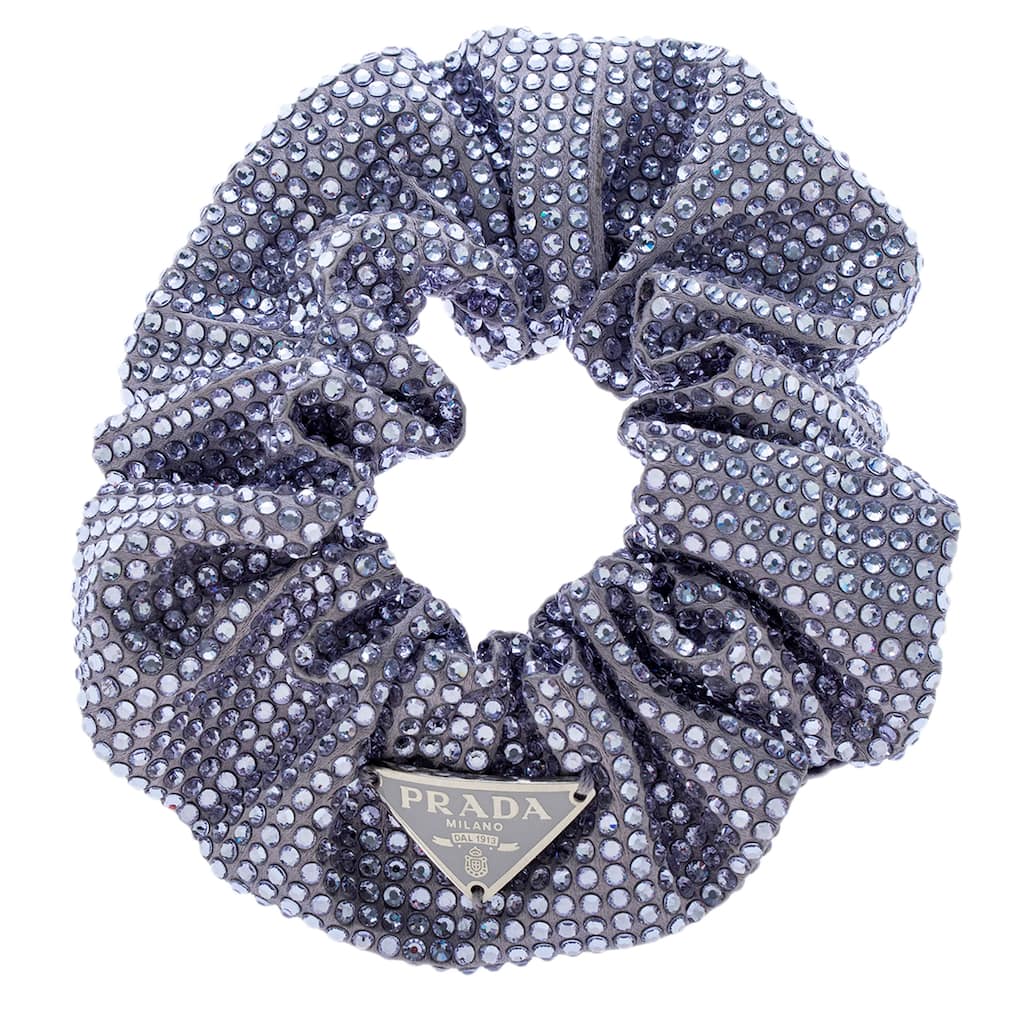 Prada Crystal Embellished Scrunchie