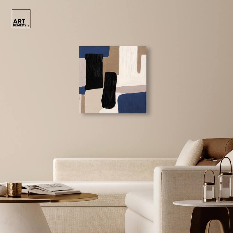 Blue Quietude I Canvas by Art Remedy, Gallery Wrapped
