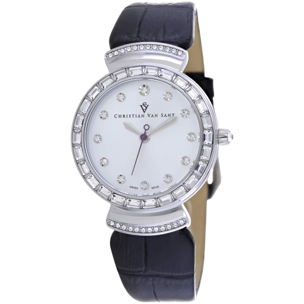 Christian Van Sant Women's Nova Silver Dial Watch - CV2943 - One Size