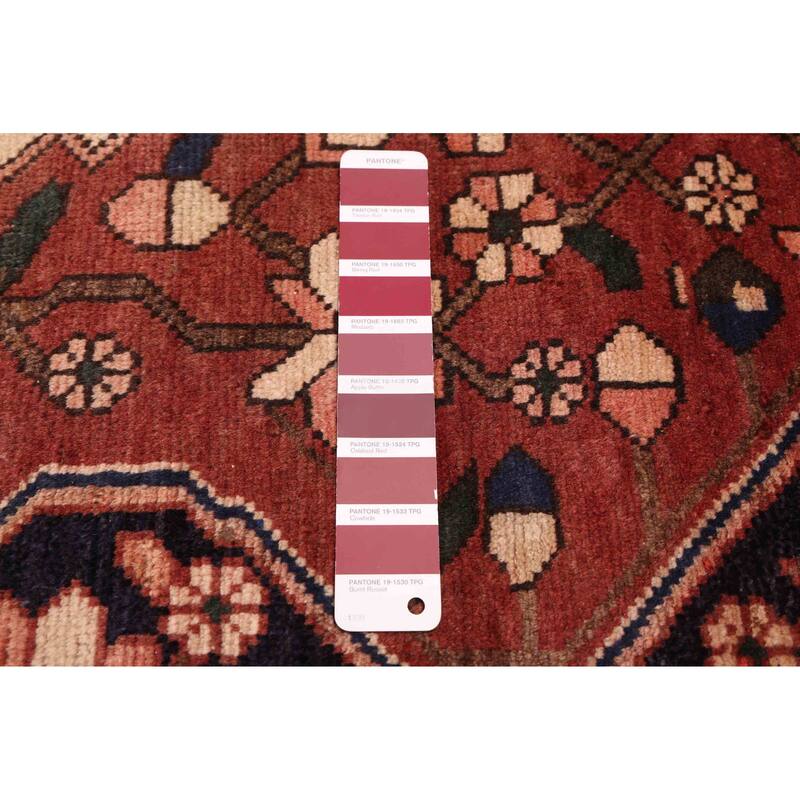 ECARPETGALLERY Hand-knotted Kayseri Vintage Dark Red Wool Rug - 5'0 x 8'5