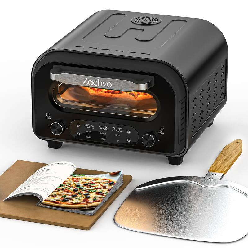 Electric Pizza Oven For 12in. Pizza With 5 Presets