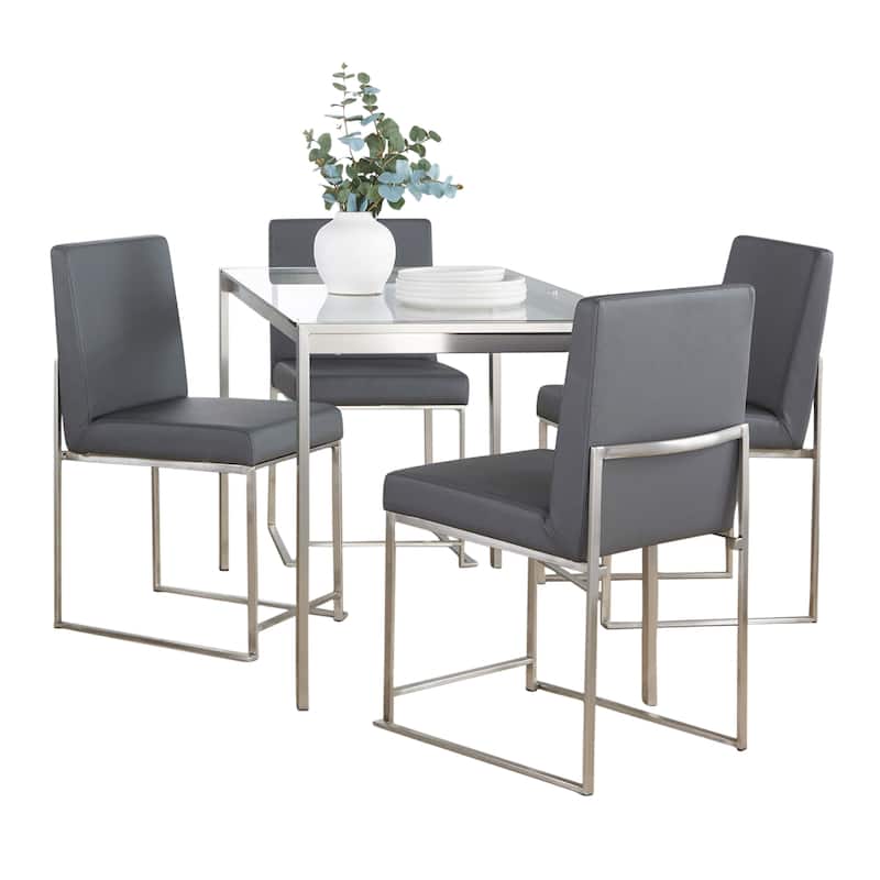 Strick & Bolton Forrest High Back 5-Piece Dining Set