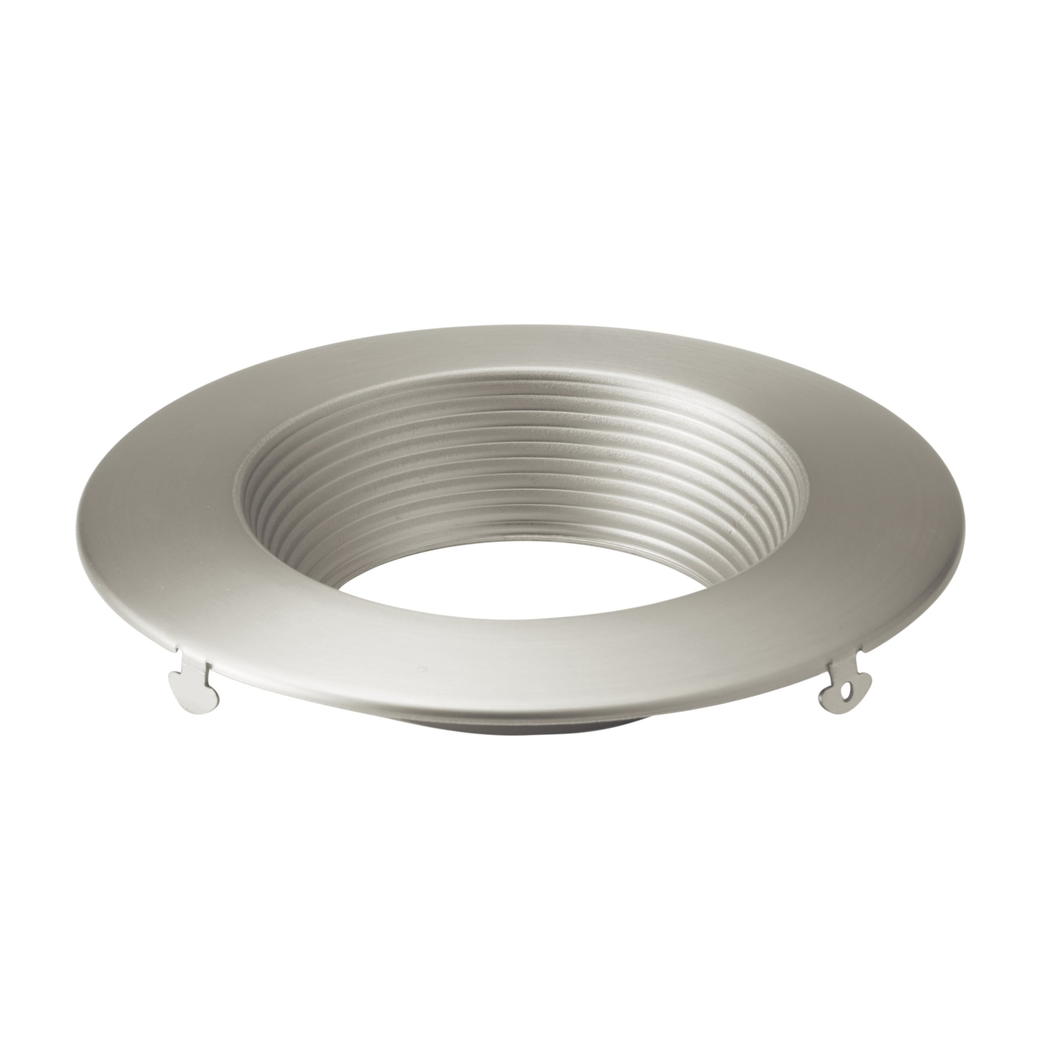 Kichler Lighting Direct-to-Ceiling Recessed Decorative Trim 4 inch Round Brushed Nickel