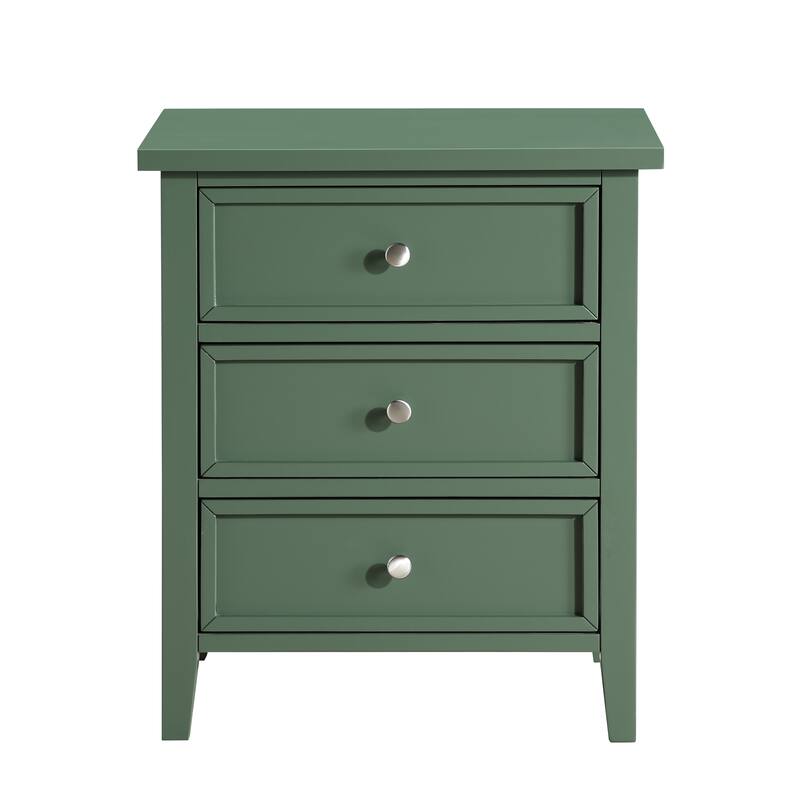 Luca 3-drawer Nightstand, Bedroom Furniture