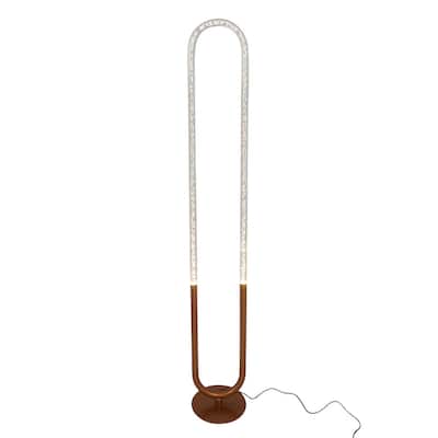 Contemporary Floor Lamp, LED Standing Light for Living Room Centerpiece, Bedroom & Office Lighting