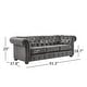preview thumbnail 5 of 22, Knightsbridge Tufted Chesterfield Sofa by iNSPIRE Q Artisan