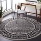 preview thumbnail 68 of 91, SAFAVIEH Adirondack Royce Distressed Rug 4' Round - Ivory/Silver - Round