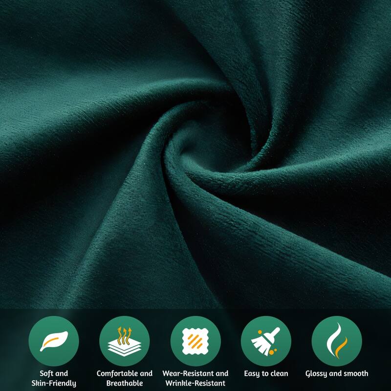 89" Chesterfield Pull Out Sofa Bed - Velvet 3-in-1 Convertible Sleeper with Chaise & Ottoman, King Size Sleeper Sofa