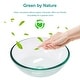 preview thumbnail 8 of 8, Clear 14 in. Round Tempered Glass Vessel Bathroom Sink with Faucet and Pop-up Drain - 14x14 inch