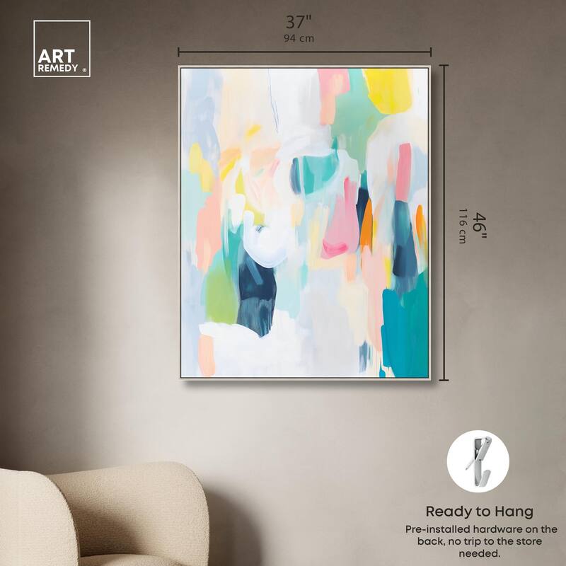 Layered Lush I Canvas by Art Remedy