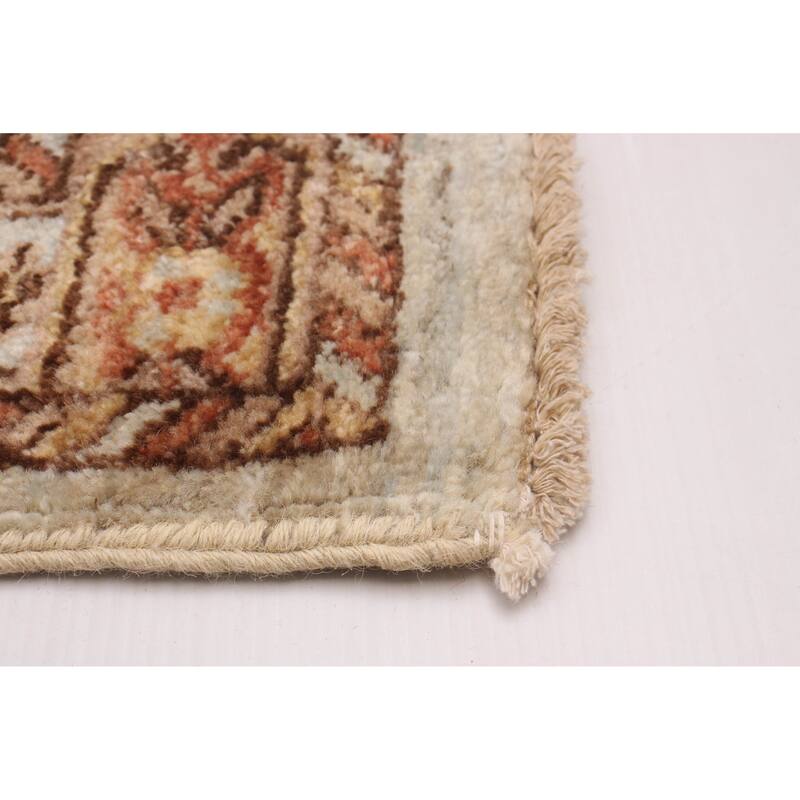 ECARPETGALLERY Hand-knotted Peshawar Oushak Grey Wool Rug - 2'8 x 12'10