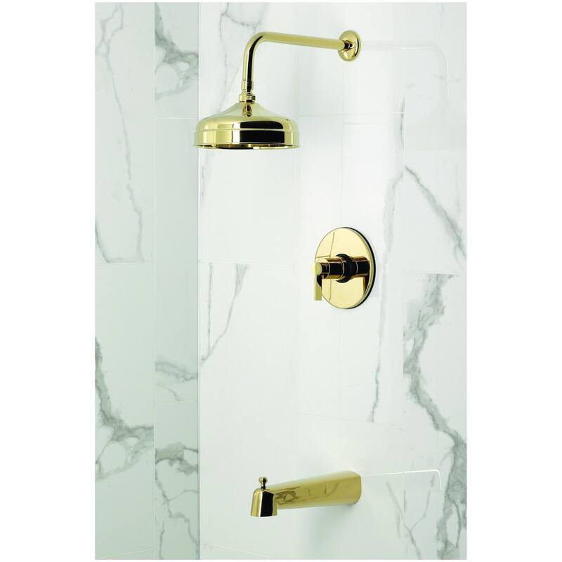 Kingston Brass KB633.NDL NuvoFusion Tub and Shower Trim Package with