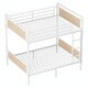 preview thumbnail 23 of 26, Metal Bunk Bed, Industrial Detachable Bunkbeds with Safety Guard Rails for Teens