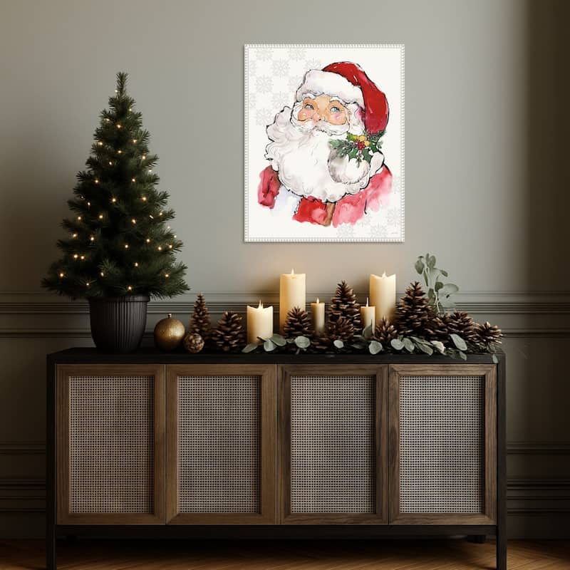 Special Delivery VII by Anne Tavoletti (23 x 28 in.), Framed Canvas Wall Art Print - Sylvie Beaded White