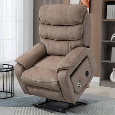 Dual Motor Lounge Chair Lift Chair Relax Sofa Chair Power Supply Elderly Electric Lounge Chair(180 Degree Lying Flat)