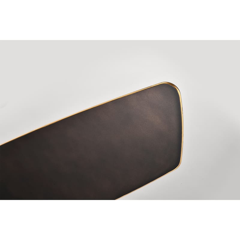 Oil Rubbed Bronze 3-Blade LED Lighted Ceiling Fan with Remote - Oil-Rubbed-Bronze
